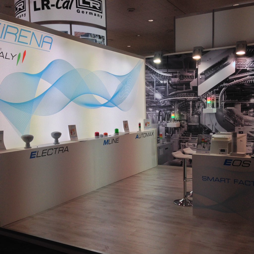 sirenaspa's tweet photo. #HannoverMesse19 #Smartfactory with #EOS the new #SIRENA stacklight hall 11 stand B63
#morethanbrightideas https://t.co/pqUSSxXieY