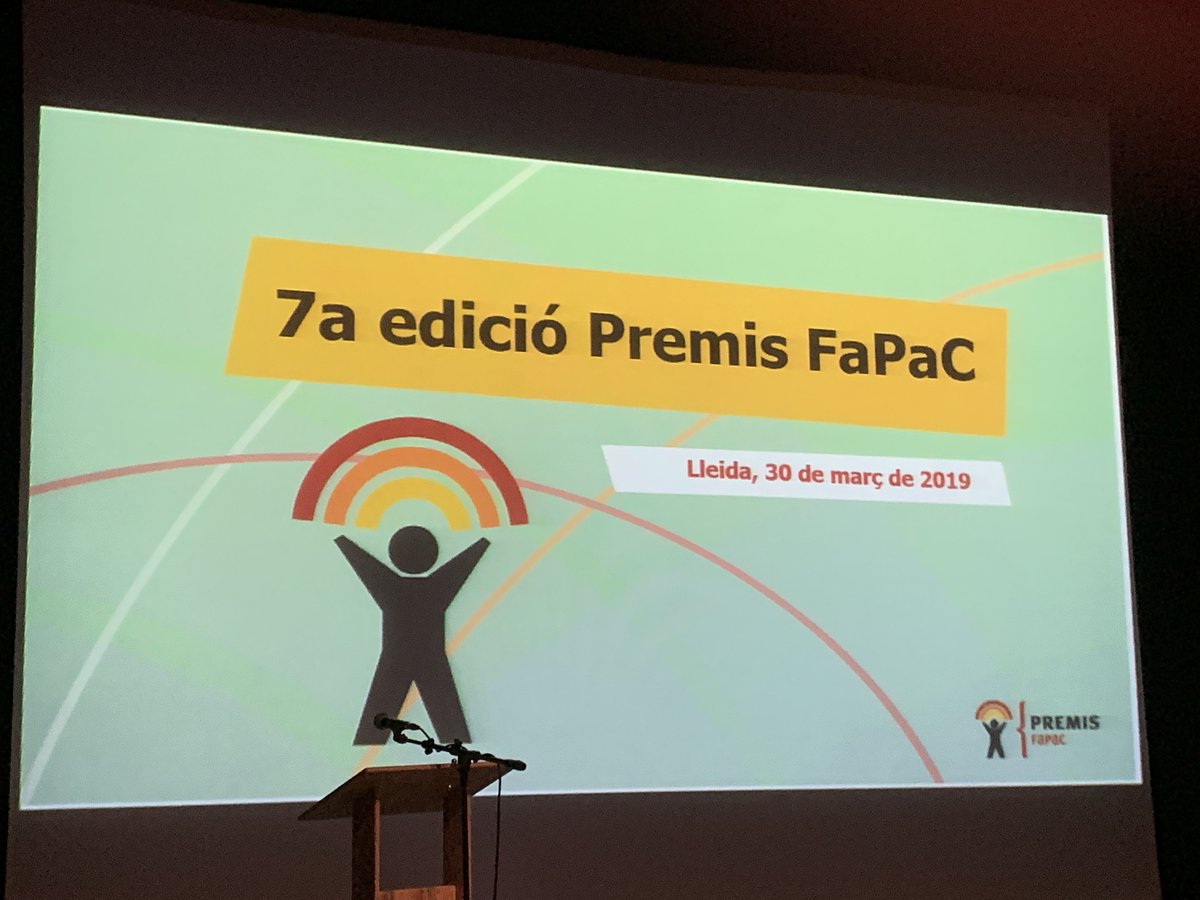 arc_coop's tweet photo. Hem participat novament en el lliurament dels #PremisFAPAC2019 :) Va ser una cerimònia emocionant @FaPaCcat https://t.co/ZriiGHK5zE