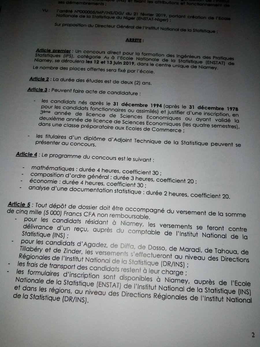 INS NIGER tweet media