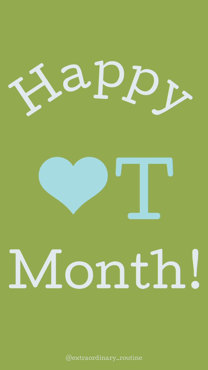 HAPPY OCCUPATIONAL THERAPY MONTH! #OT #OTR #occupationaltherapy #OTA #occupationatherapist #COTA #OTmonth2019 @aotainc #rehabOT #lovewhatyoudo #life #therapistlife #therapy #personalblog #lifestyleblog #extraordinaryroutine extraordinaryroutine.com/happy-occupati…