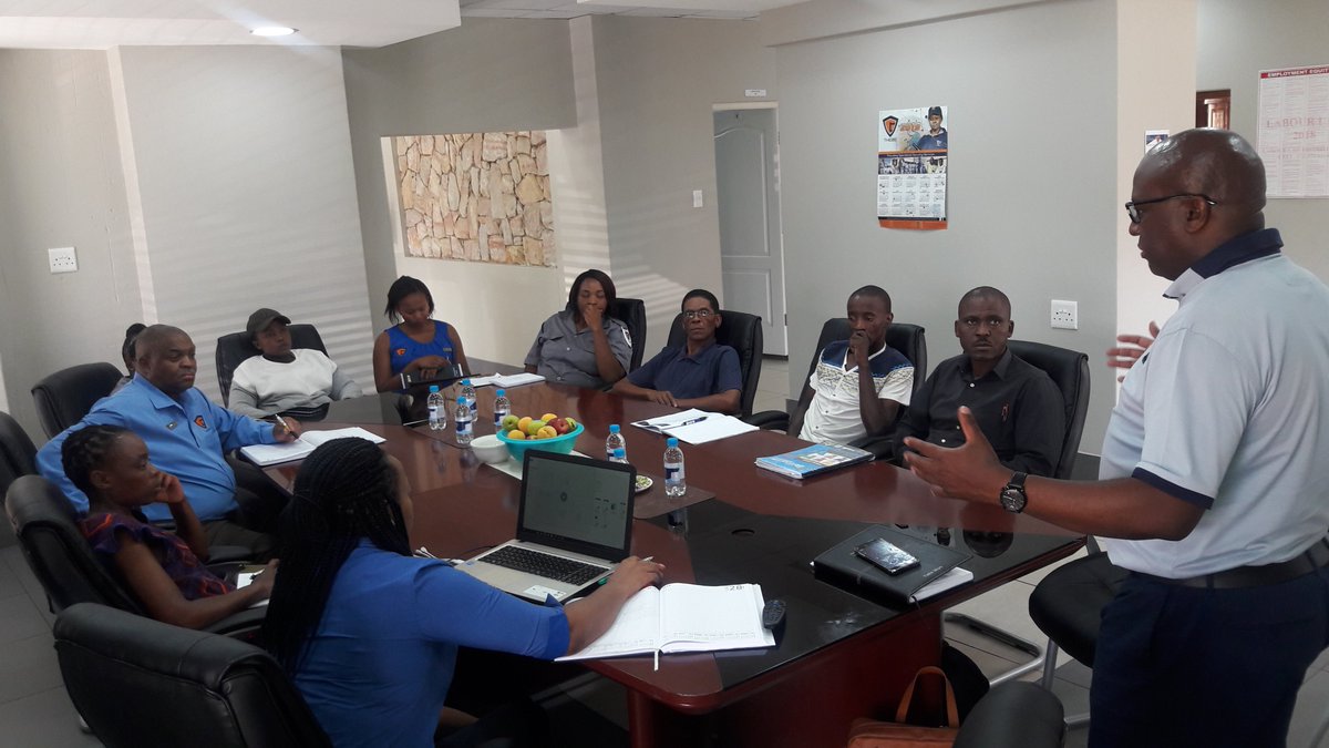 ProtectionThebe's tweet image. Our operations department is curently at  Thebe Group offices holding their supervisors meeting for Thebe protection services
#wePrideOurselvesWithOurWork
#ThebeGroup
#ThebeProtection