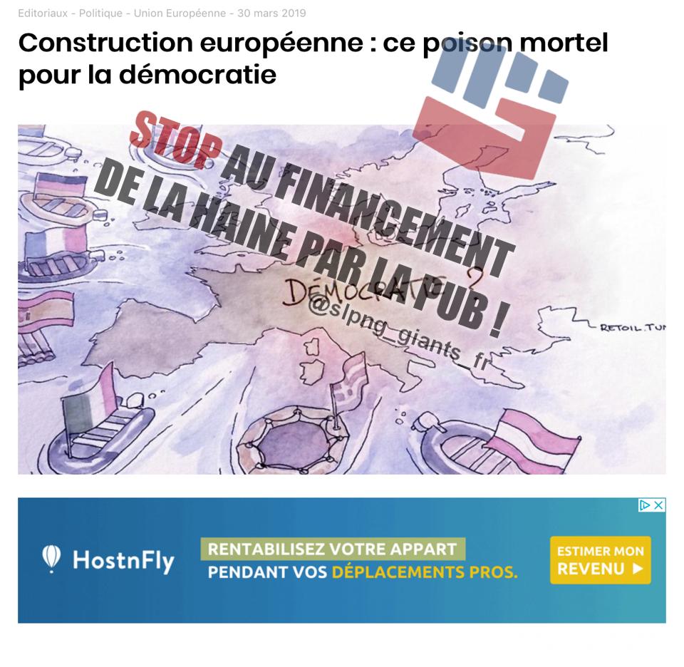 Sleeping Giants FR tweet media