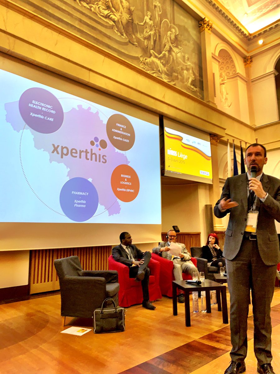 bart's tweet photo. #HIMSSLiege Melchior Wathelet on EHR experience/design @xperthis https://t.co/ZDy05OB6hT