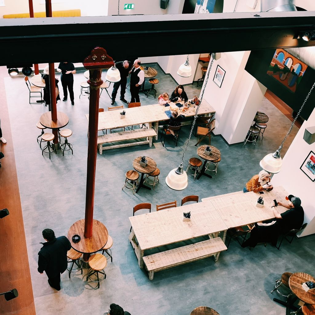 *trumpet noise* We're officially open! Thank you for your patience, Stockport. We can't wait to meet you all! We're open from 11am til 10:30pm between Tuesdays and Sundays. Food served from midday! #theproducehall #finallyhere #food #drink #kitchen #coffee #pizza #burger #tapas