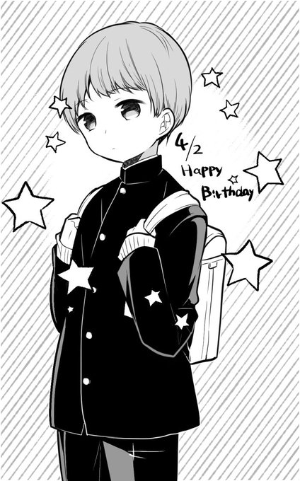 麻実くん誕生日リクエストイラスト①
中学生の麻実くん 