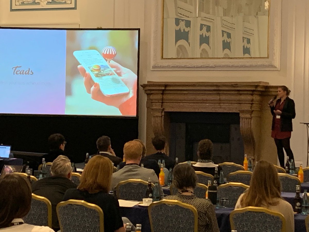 B_Radau's tweet photo. Mirjam Swarowsky und Laura Döbbert von @Teads_DE inspirieren die Audience mit tollen Use-Cases auf der #MAKE der @wuv
#inRead #OnlineMarketing #mittelstand https://t.co/B3BEJKd6Iz