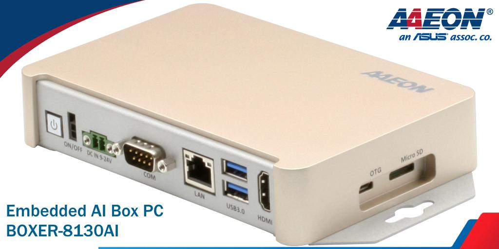 AAEON's tweet photo. The BOXER-8130AI: #MachineVision that Sees the Whole Picture
Learn more about how AAEON is powering #AI and #Industry40 in our latest press release: https://t.co/O8TQnV5PD7
#nvidia #JetsonTX2 #AIOT #MachineLearning #EdgeComputing #MIPICSI2 #smartsurvellience https://t.co/s4TapcjWXy