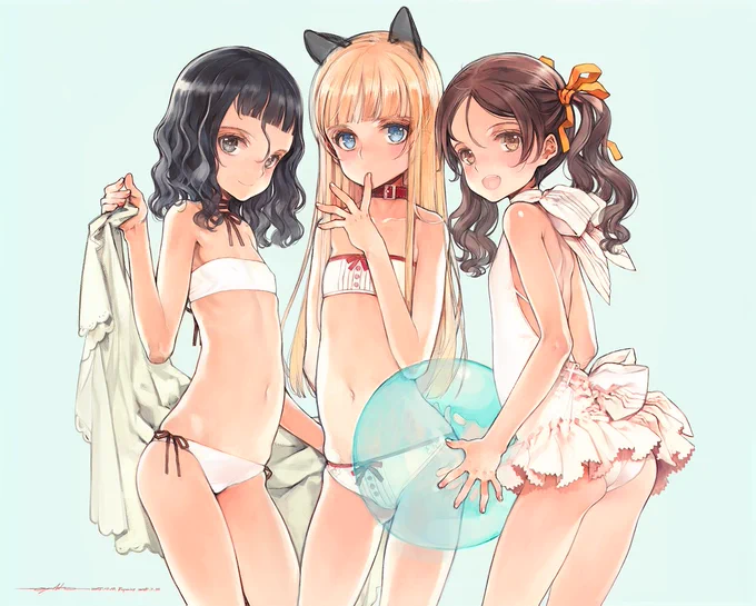 【イラスト単体】うううーん、と悩んでとりあえず4点。どれもその時その時の思いれがある絵です。「アリスエクスマキナ表紙」「コミケ森林保護募金ポスター」「カルテット!サントラ」「白詰DCポスター」
 #平成最後に自分の代表作を貼る 
