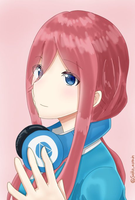 萃狐🔞さんがTwitterに投稿した中野三玖(五等分の花嫁)のイラスト。