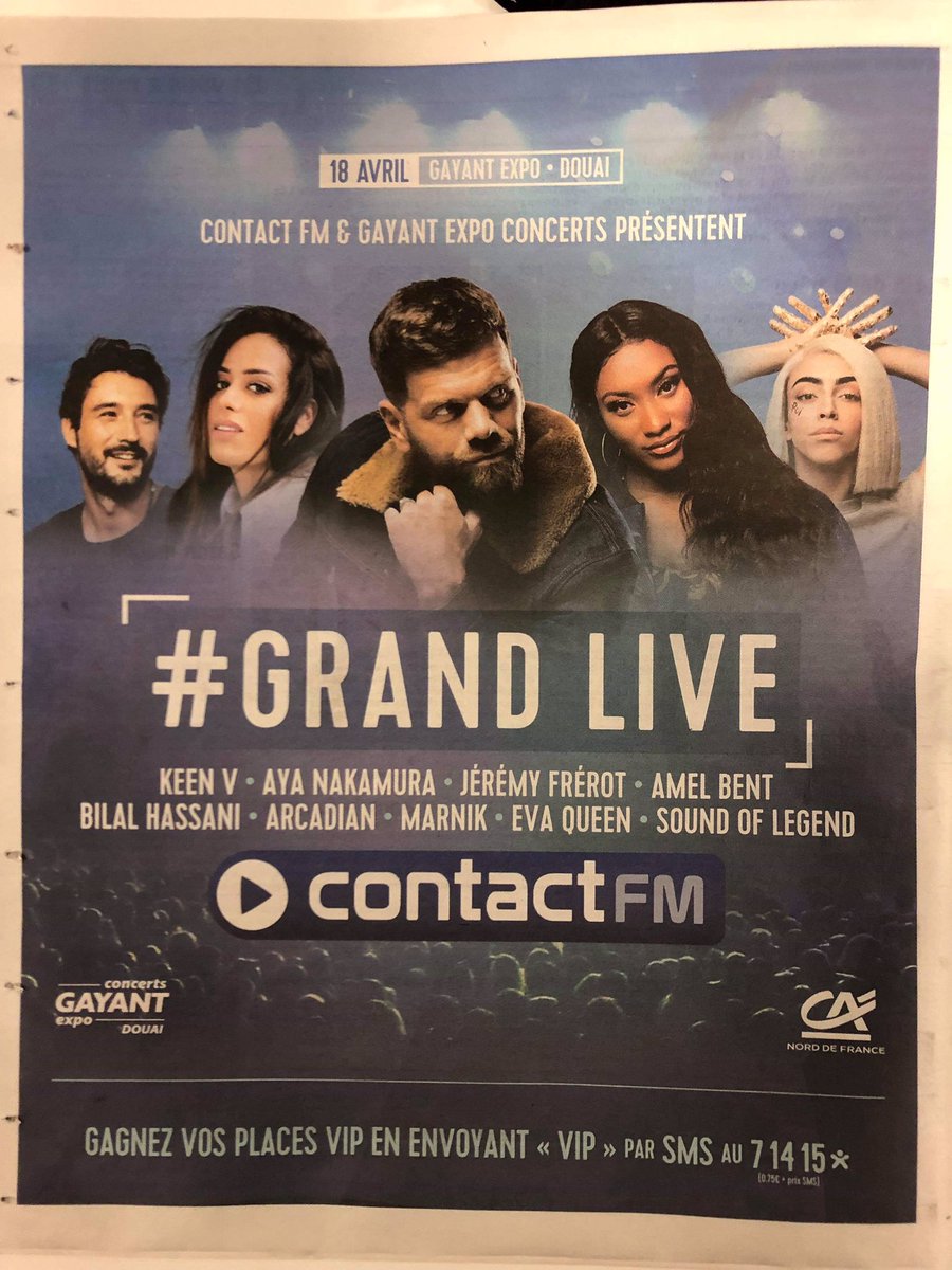 nicolaspavageau's tweet photo. Pleine page dans @lavoixdunord pour le #Grandlive #ContactFM #Douai #Contactevents @hautsdefrance @departement59 @ContactFmPub @RadioContactFM https://t.co/ktWQpjgr8D