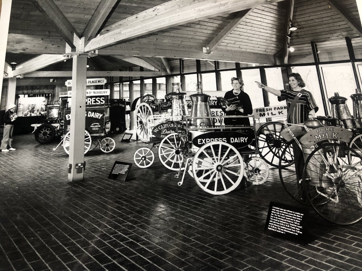 WellingtonCPrk's tweet photo. Who recognises the building in this photo?

This was when the Country Park first opened in 1974 and had a dairy museum within the Main Building... the wooden beams and white pillars are still recognisable today! 

#wellypark #countrypark #history #dairy #museum #dukeofwellington https://t.co/XfUuvxZdw8