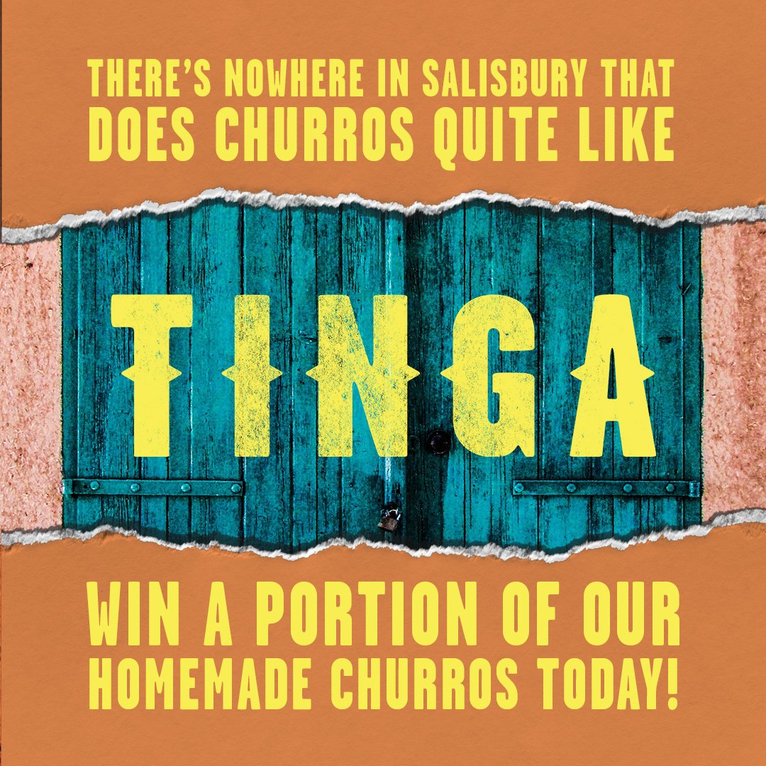 tingasalisbury's tweet photo. We’re continuing our “no fools week” here at Tinga and we have a portion of our delicious homemade churros up for grabs today. Simply like this post, retweet tag a friend and you could be in with a chance of winning. 😊 #tingasalisbury #tag #like #share #win #churros https://t.co/XOUjrdcDhR