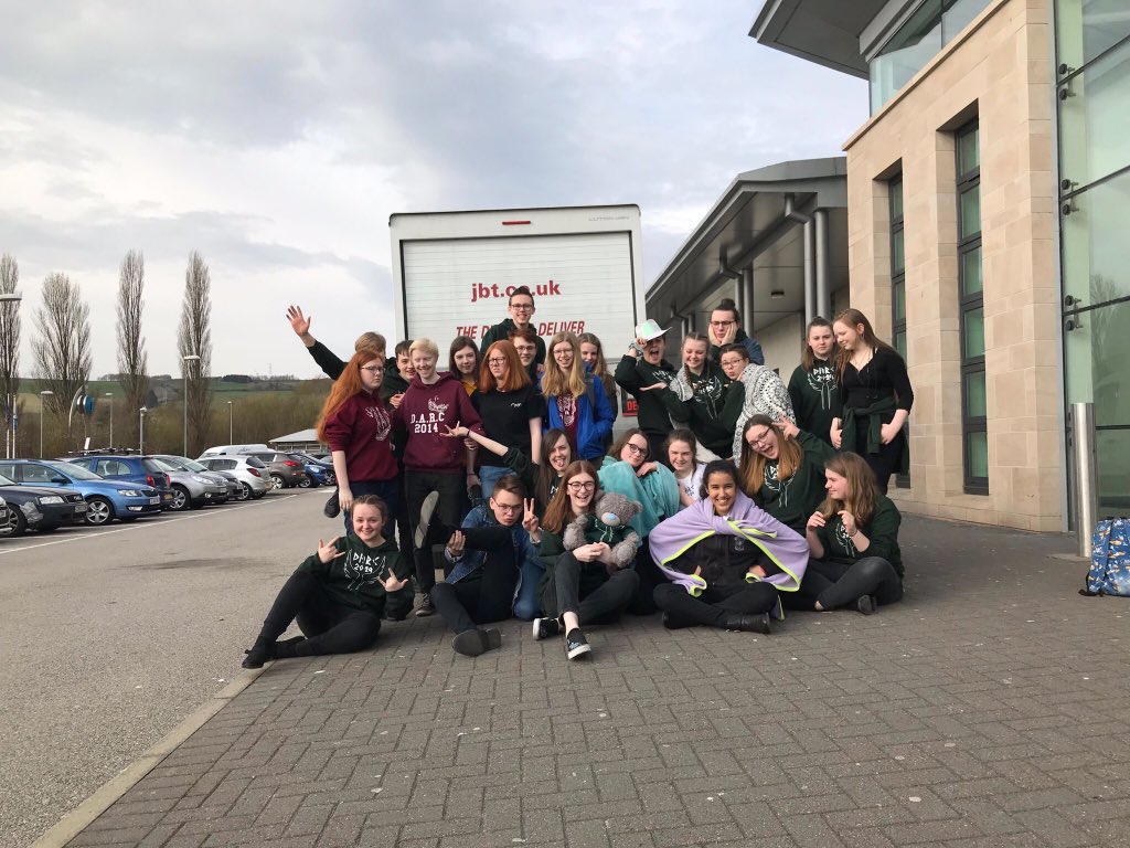 amira_brewster's tweet photo. couldn’t be prouder of this team💗not only did we win stage crew, set design and function and stage use we FINALLY won a heat😭💗 https://t.co/zdhdsYN4WZ
