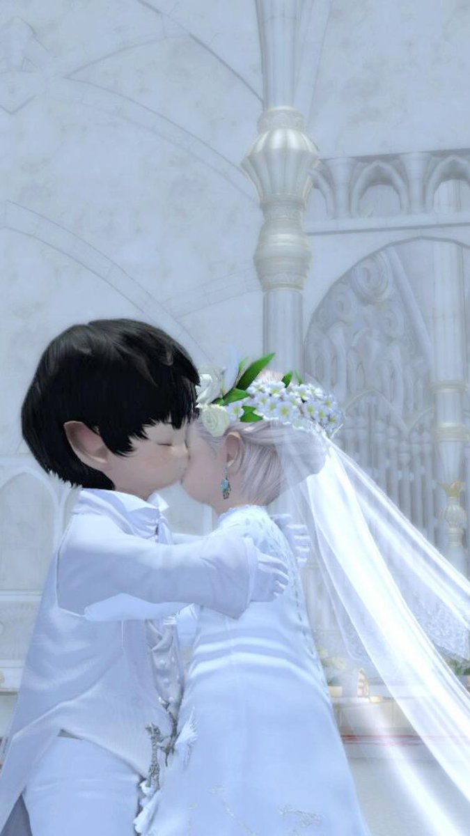 RiverNatu's tweet photo. 結婚写真です💒 https://t.co/2wYGLYPqEl