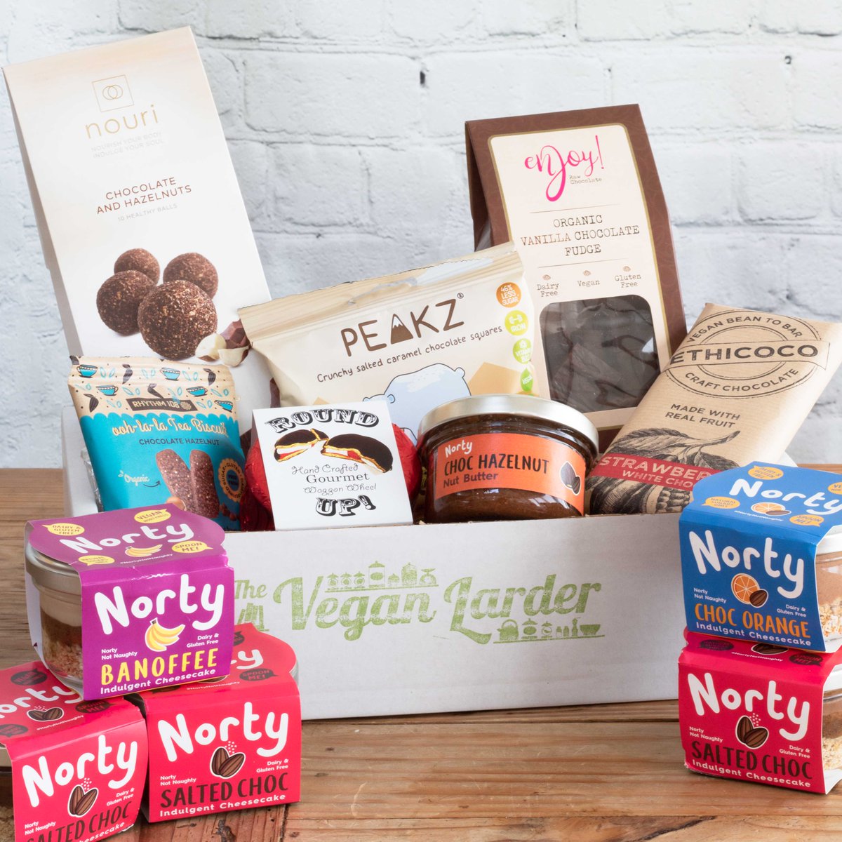 Calling Chocolate Addicts to win our Gourmet Chocolate Box and Inspiriko's superfood blend! To enter follow <a href="/vegan_larder/">The Vegan Larder</a>. Retweet this post. U.K. entrants only. Winner announced Sunday 7 April. #giveaway #competition #vegan #win #veganchocolate