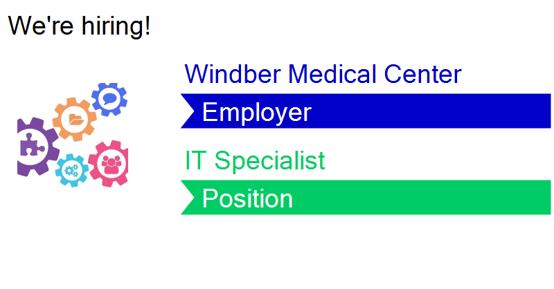 ITSoftwareJobs's tweet photo. Job Opening: IT Specialist. Windber Medical Center #jobs https://t.co/HoHQyloGEb https://t.co/Ex9h4zO7sX https://t.co/QwhcP5AfL5