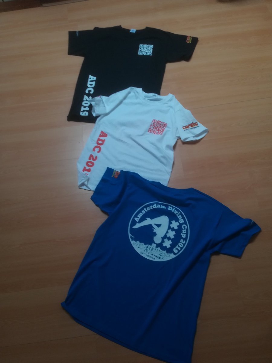 Our new ADC shirts! With special thanks to Carebo and  Screenproducts!
