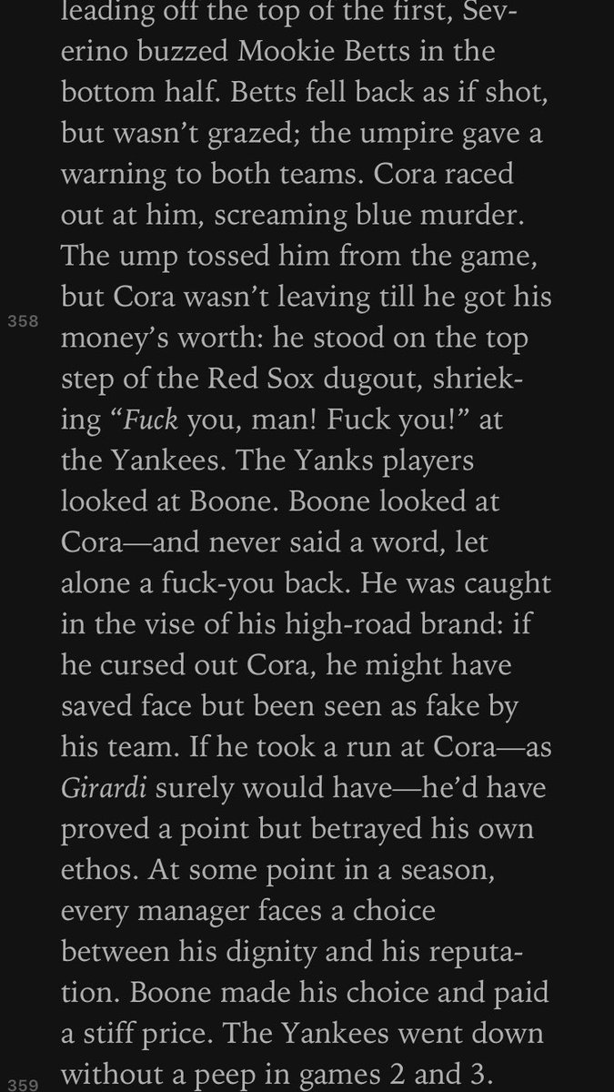 65. Wow. If an opposing manager was cussing at my team I’d have gone insane.