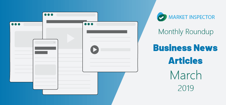 Check out the latest roundup of business news articles from March 2019
bit.ly/2FKZZuH
