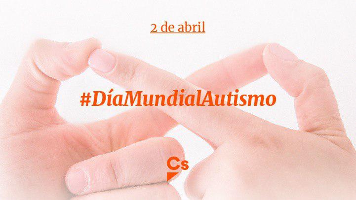 CiudadanosCs's tweet photo. ☀️ ¡Buenos días! Hoy en el #DíaMundialAutismo recordamos que tenemos que seguir rompiendo barreras para la plena inclusión de las personas con #TEA.
🍊 En Cs estamos comprometidos con la igualdad ✅💪 https://t.co/fQGe7A9n6X