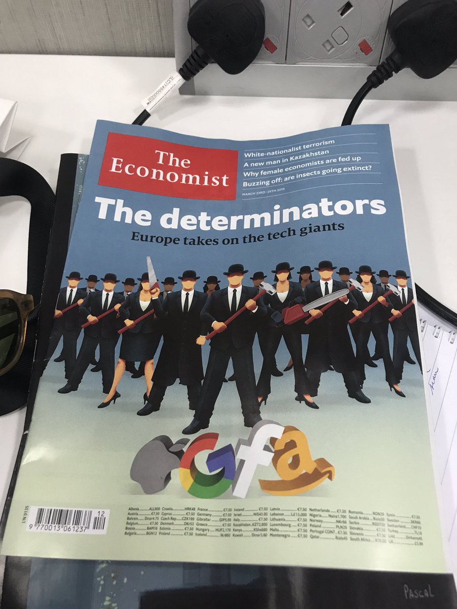 MeVerunka's tweet image. Two more weeks and we will have our first @PwC_Middle_East #techbookclub discussion on the book “The Four” which talks about @Apple @amazon @facebook @Google and super excited to read this @TheEconomist article to have even more relevant discussion points #bigtech #techgiants