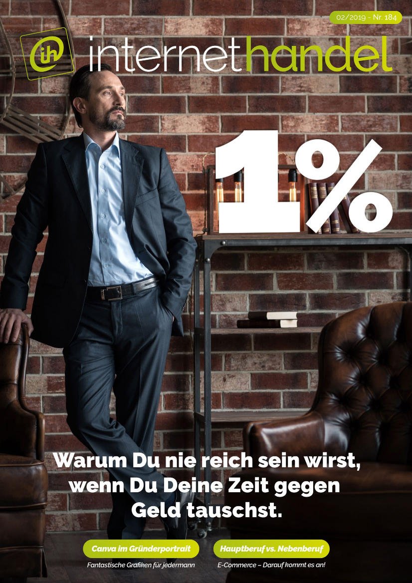 INTERNETHANDEL_'s tweet image. Chancen auf schnellen Reichtum zuverlässig erkennen -
internethandel.de zeigt Ihnen, wie Sie erfolgreicher als 99% aller Menschen werden und somit zur 1%-Elite gehören

Jetzt mehr erfahren: internethandel.de/leseprobe-Dein…