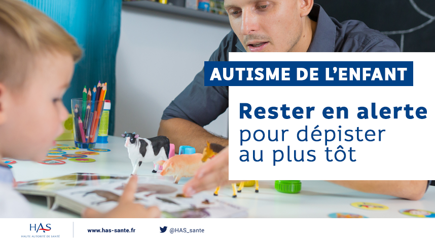 📆 | Journée mondiale de la sensibilisation à l'#autisme

Autisme de l’enfant – Rester en alerte pour dépister au + tôt
👉 Recommandations HAS : webzine.has-sante.fr/portail/jcms/c…

➕ Depuis février, médecins #généralistes &amp; pédiatres peuvent réaliser une consultation longue remboursée 60€