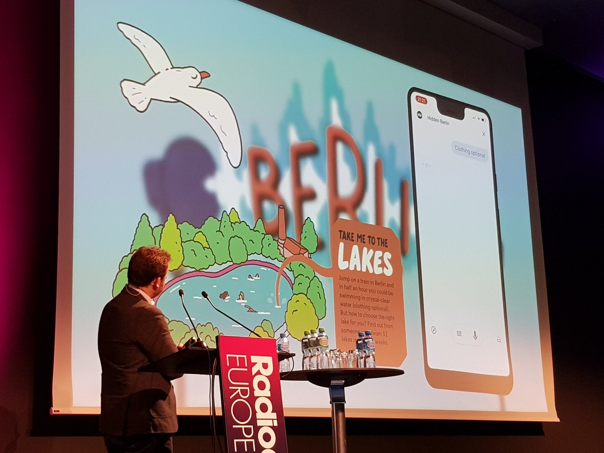 FT produce 12 podcasts. Will checknout their Hidden Cities podcasts. Excerpt from one on Berlin: swimming naked in lakes, tangos and more, with Alastair Mackie. #RDE19