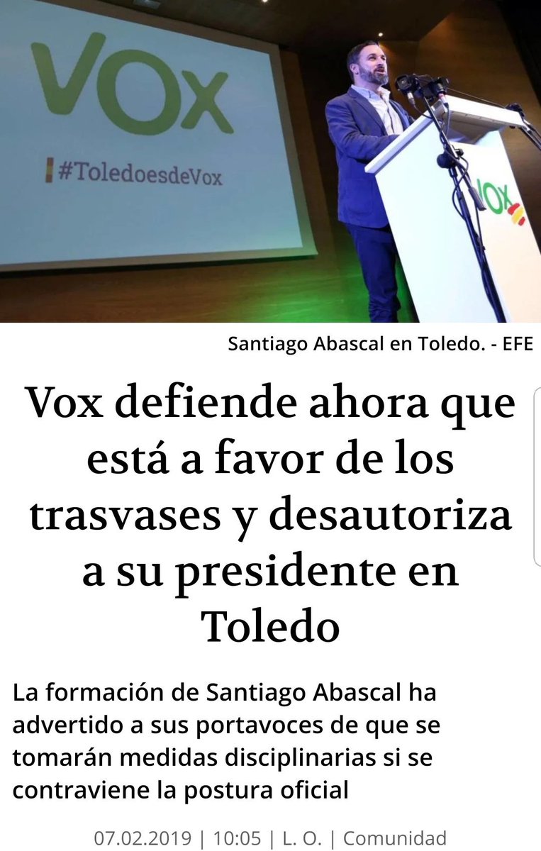 #EspanaVaciada
No sería lo lógico crear las infraestructuras necesarias para que el desarrollo agrícola e industrial estuviera donde está el agua y no al revés?

 La España despoblada necesita desarrollar sus recursos,no que se los quiten.

#LaRevueltaDeLaEspañaVaciada