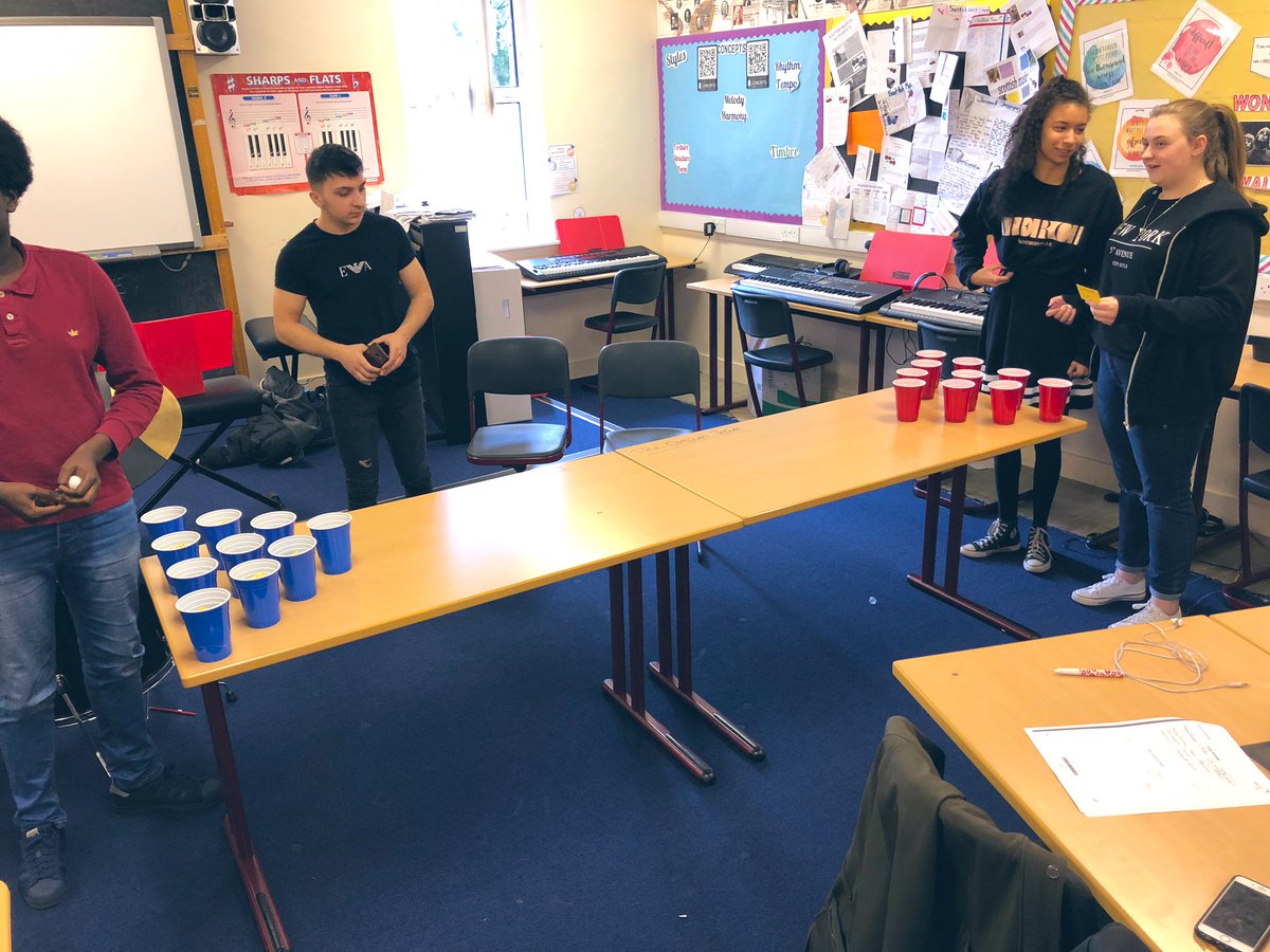 Whitehill_Music's tweet photo. @SeniorWhitehill Easter school done right 👌🏻 past papers and revision earlier with some excellent scores 🎉🎉 concept pong with some Easter treats 🍫 to celebrate #success #learningisfun #dedicated #inspired https://t.co/ACxDmMbtb5