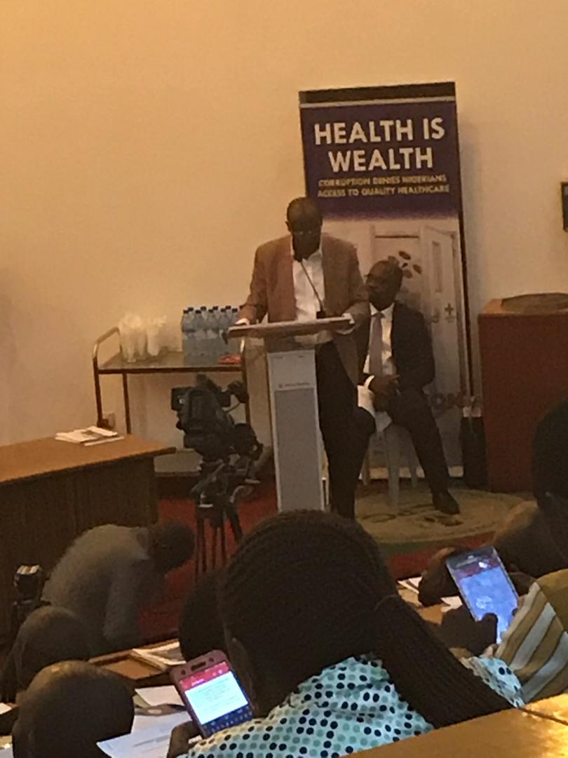 PPDC_ng's tweet image. Yusuf Ali, Managing Editor, Northern Region, @TheNationNews making presentation on the Role of Media in Tracking Constituency Projects