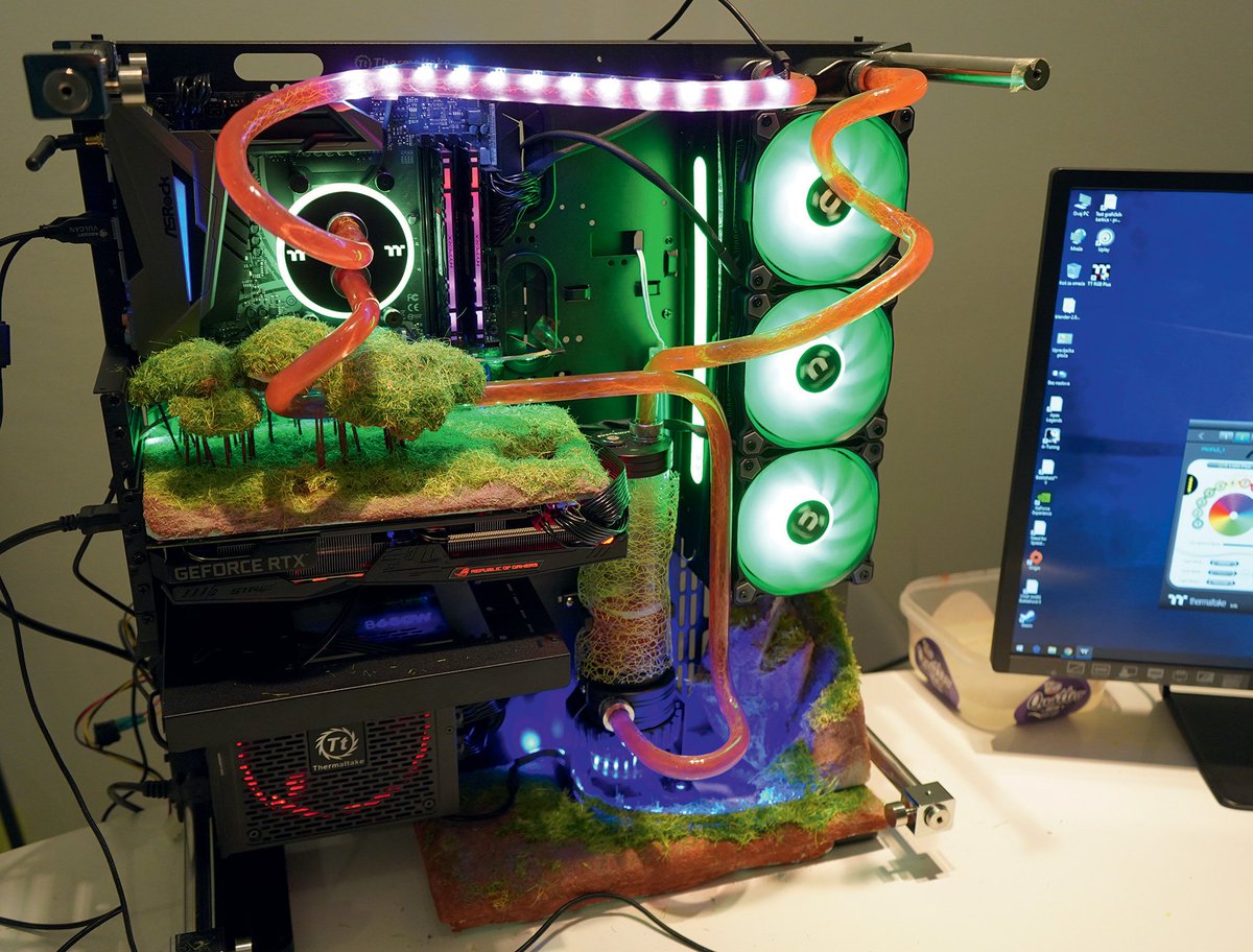 VIDImag's tweet photo. Kako napraviti ludo kreativni case mod? 😀
Donosimo kompletan vodič za ludi PC case mod s temom kišne šume pri čemu smo koristili Thermaltakeovo kućište P5 TG! 👍
➡️Saznaj više: https://t.co/lOAjHzeRfl
#casemod #pcase #casemodding #thermaltakep5 #vidilab #vidimag https://t.co/9NjoPonRN1