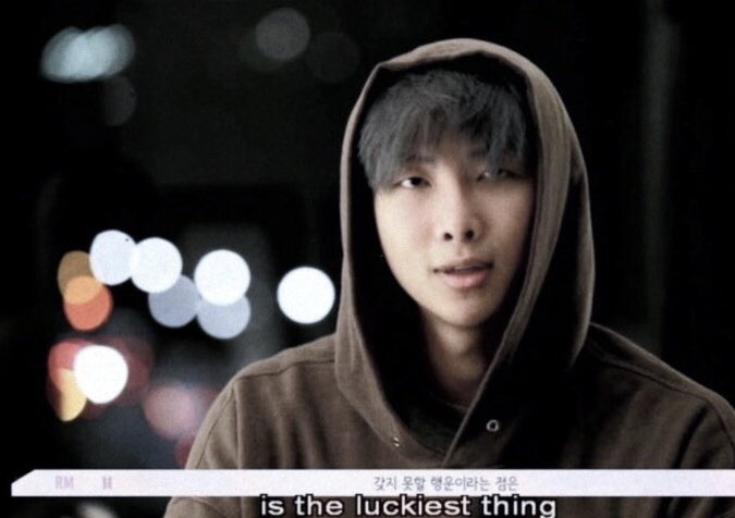 blackxagustd's tweet photo. "that meeting you guys.. is the luckiest thing that had ever happened to me in my life." https://t.co/1hgnWyNamr