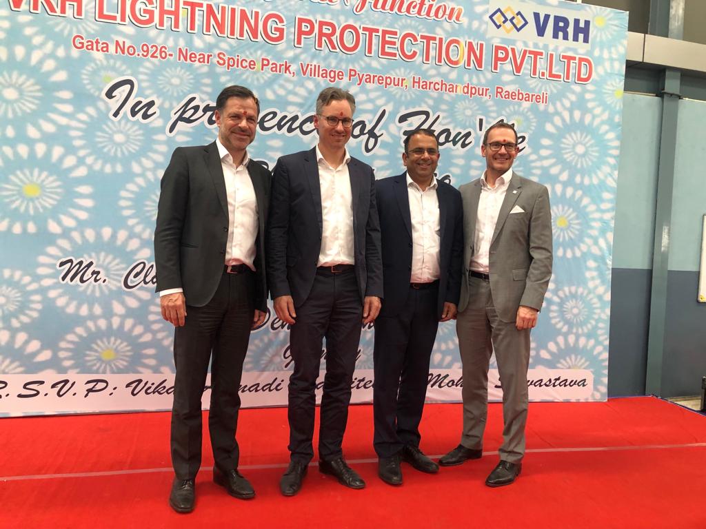 VNT_INDIA's tweet photo. #VRH #VRHINAUGURATION  #RAEBARELI #LIGHTNINGPROTECTION  #EARTHINGSOLUTIONS #RDSO https://t.co/izk710Lbft
