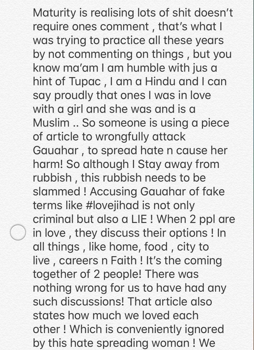 KushalT2803's tweet photo. @GAUAHAR_KHAN to whome so ever it may concern https://t.co/33XyALeDPO