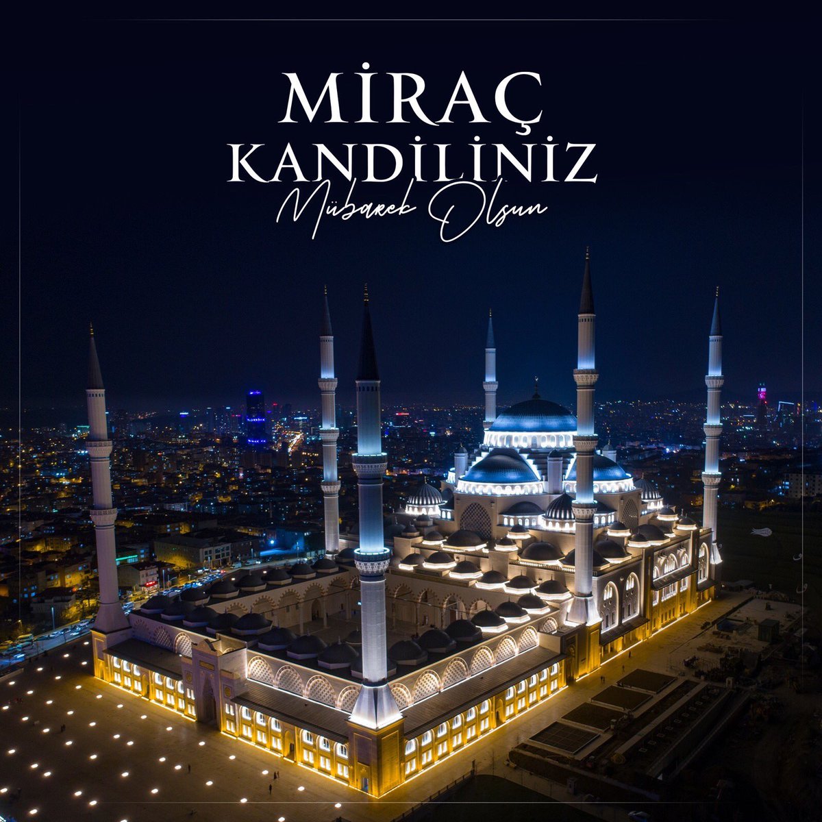 Aziz Milletimizin, gönül coğrafyamızdaki bütün kardeşlerimizin mübarek #MiracKandili’ni kutluyor, bu aydınlık gecenin bütün insanlığa huzur, mutluluk ve hayırlar getirmesini Yüce Allah’tan diliyorum.