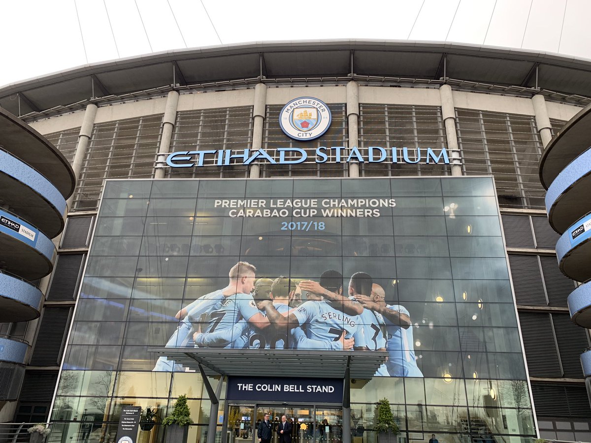 RicDerby's tweet photo. At the Etihad stadium with @LancsUniHackers for the @PaloAltoNtwksUK and @ucenmcr CTF! https://t.co/aJcfuPeuS5
