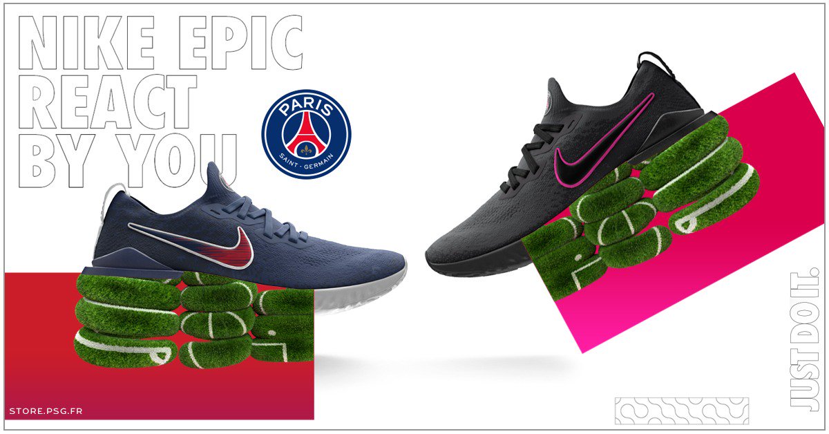 nike epic react x psg