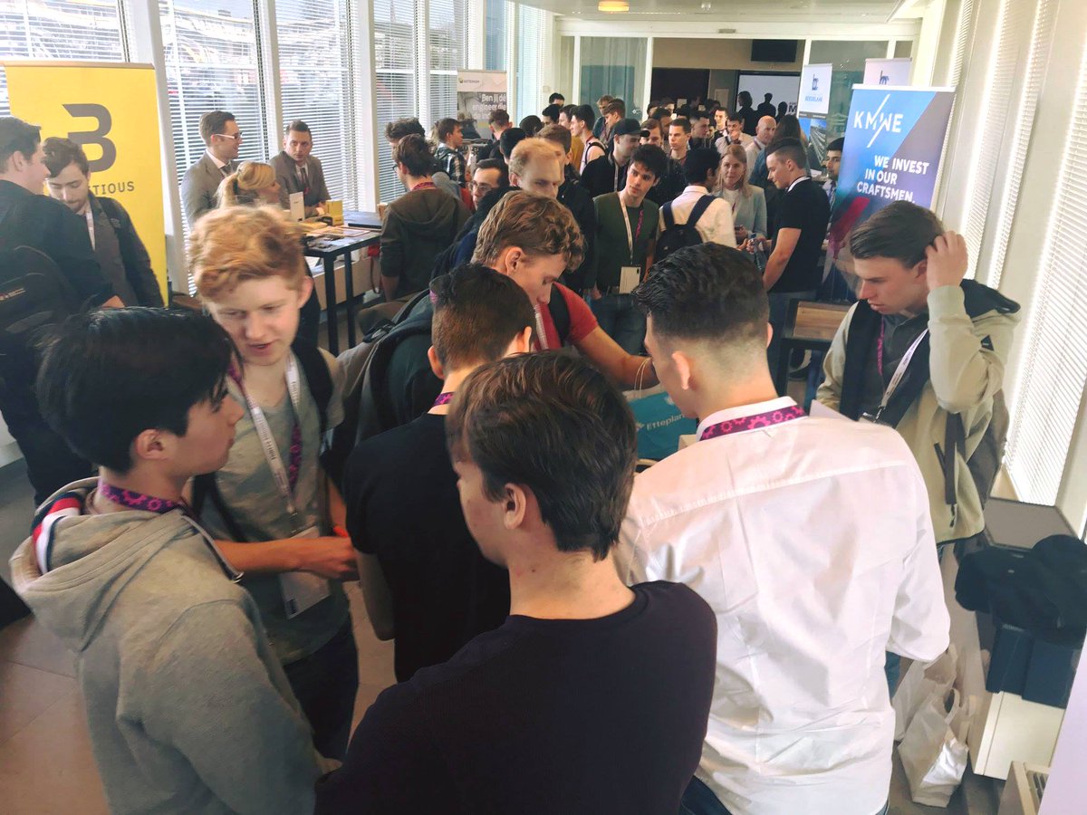 Ceratecbv's tweet photo. What an amazing #fontysmeetandmatch yesterday at the #evoluon! Thanks for all the enthusiasm, see you next year #fontysengineering students ;) https://t.co/kjd7Rjb2in