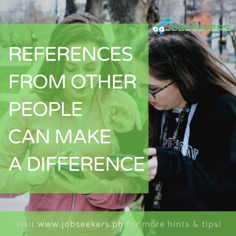 jobseekersph's tweet photo. References are important, and employers check them. Get recommendations from bosses, co-workers, clients, subordinates, etc. Store them on sites like LinkedIn and share them whenever possible. 

#jobseekersph https://t.co/gYxBpuHNUY