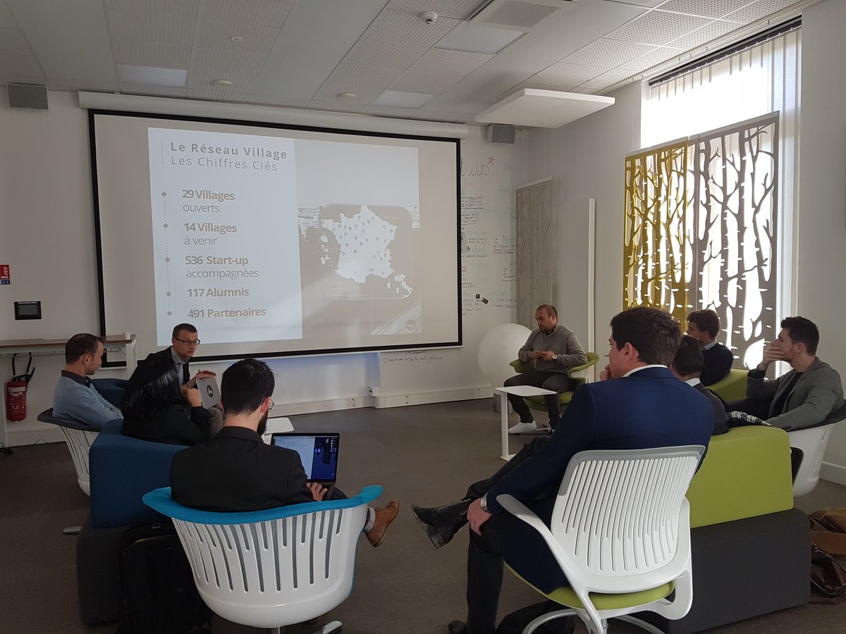 [#WELCOME] Aujourd'hui intégration de la Promo #6⃣ et des nouvelles #startup innovantes <a href="/groupHPI/">SpeakUP by HPI</a> <a href="/homeinlove_/">HOME in LOVE</a> <a href="/getgryzzly/">GRYZZLY 🤖</a> <a href="/ROXWHALE/">Roxwhale</a> <a href="/ProovStation/">ProovStation</a> et <a href="/MyGladys_fr/">MyGladys</a> qui rejoignent l'aventure et le programme d’#accélération du <a href="/VillagebyCaCe/">VillagebyCa-Centrest</a> !

#BusinessDesVillageois #innovation