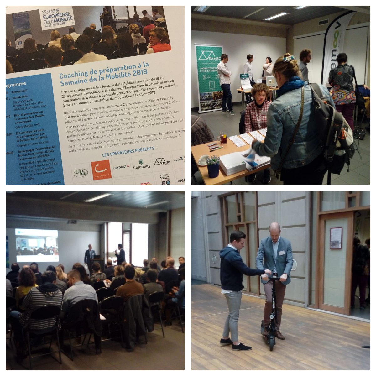 Ensemble, on va plus loin ! ➡️Coaching des entreprises désireuses de mener des actions en faveur d'une #mobilité plus durable pendant la Semaine de la Mobilité en #Wallonie #semob2019