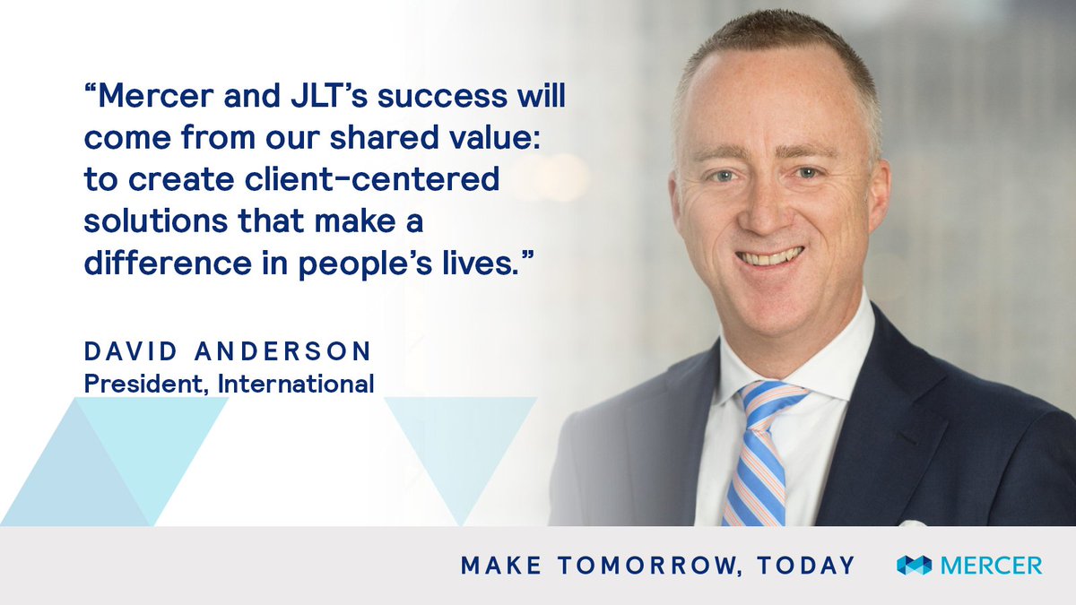 The combined power of <a href="/mercer/">Mercer</a> and <a href="/JLTGroup/">JLT</a> brings new possibilities to the #FutureofWork. See how we're delivering new #innovation and a #diversity of ideas here: ow.ly/KXr830ohW79 #OneMMC