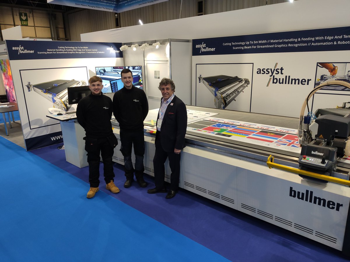 Come and see us at <a href="/Signanddigital/">Sign & Digital UK</a> stand J12 <a href="/BullmerCutters/">Bullmer Cutters</a> #fastproduction #cutters up to 5m
