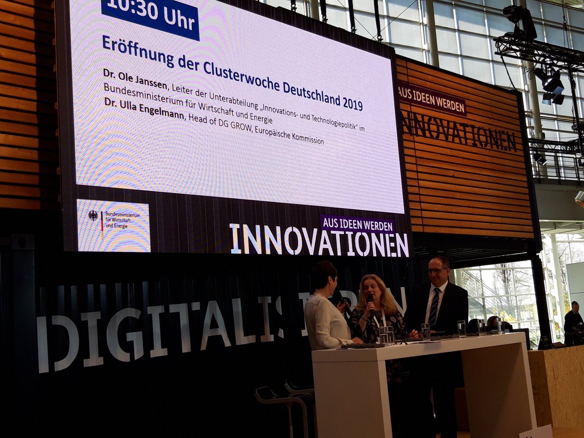 Aurelie_Lechien's tweet photo. @ulla234 sharing EU #clusterInitiatives at the kick-off of the German #clusterweek, back-to-back with the #EUClusterWeeks main anchor event at the @hannover_messe
@Clusters_EU https://t.co/BbJR3P7562