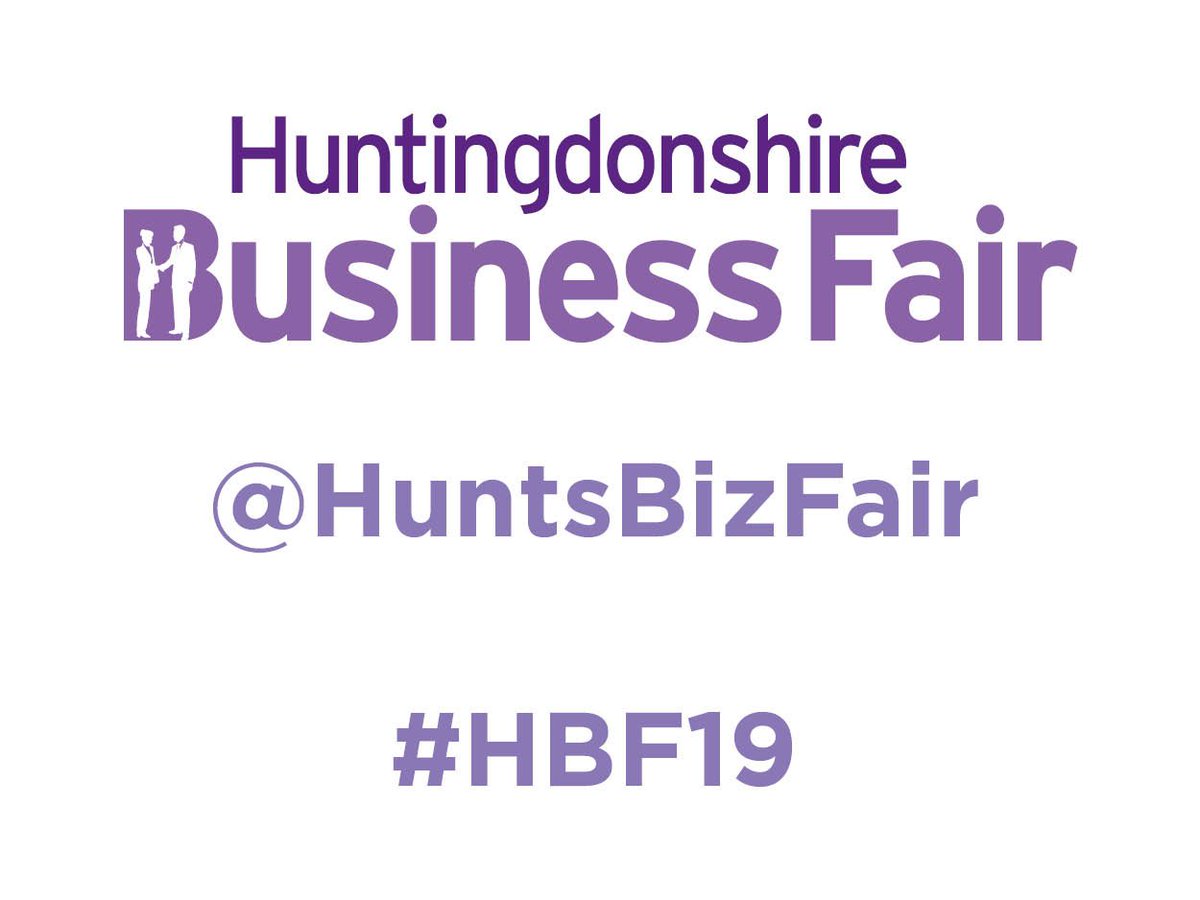 Speed networking takes place today at 11.00am and 2.00pm… bring plenty of business cards and a bottle of water huntsbizfair.co.uk #HBF19
