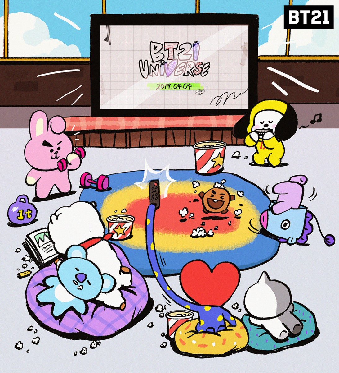 8 different ways to wait for your favorite series 🍿

D-2 till the first episode! ! 🎬 
Mark your calendar every Thursday!
👉  lin.ee/5sOg2Uv  
#BT21_UNIVERSE #ComingSoon #April4th #EveryThursday #BT21