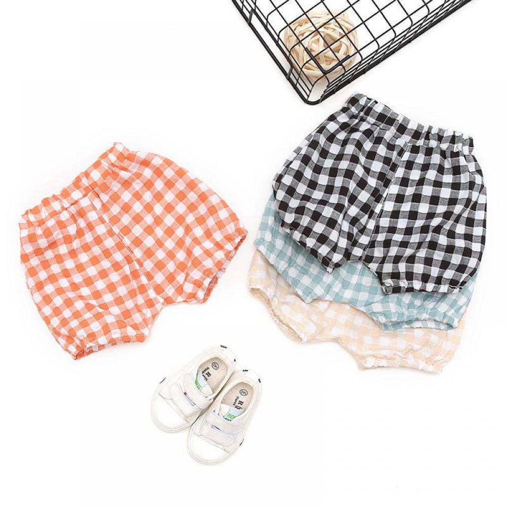 321outlets's tweet image. #shop #accessories Casual Plaid Cotton Shorts for Baby Girls