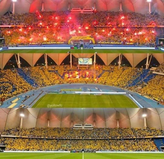 waelal3almi's tweet photo. الجمهور الأفضل والأميز بعيون كل الجماهير 💛💙 https://t.co/wGrnyiQ51X