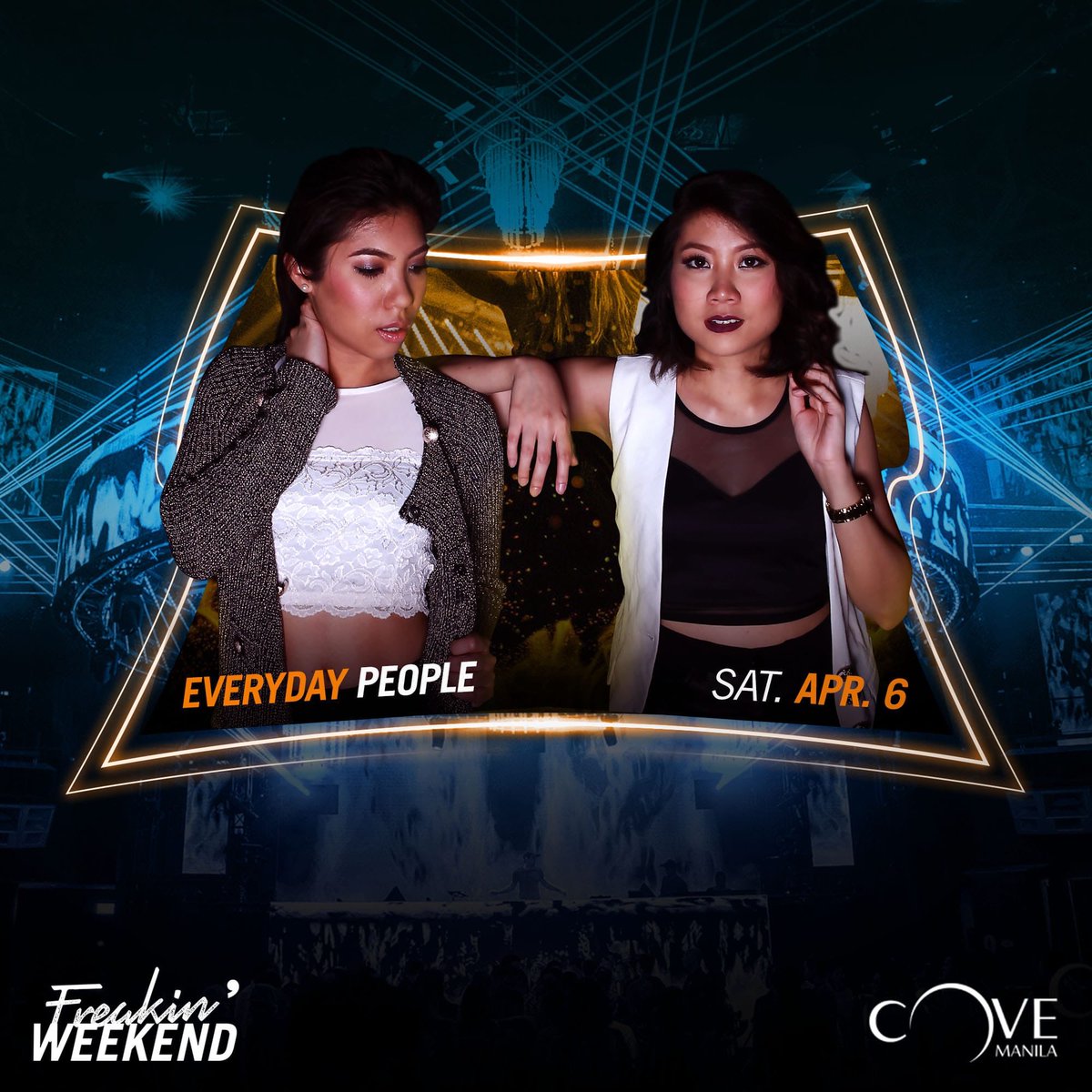marcmarasigan's tweet image. Doin' the primetime set this Saturday at @CoveManila! Come through!🥂 

#FreakinWeekend #CoveManila